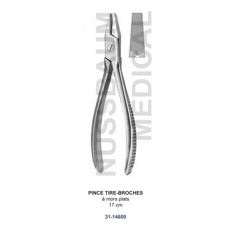Pince tire-broches 17 cm