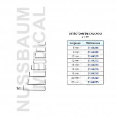 Ostéotome de Cauchoix 21 cm