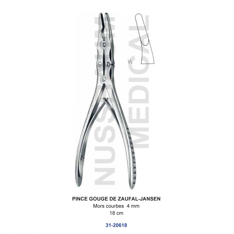 Pince gouge Zaufal-Jansen