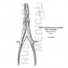 Pince gouge Pince gouge Stille-Ruskin dite Sicard 23 cm distribuée par Nussbaum Médical