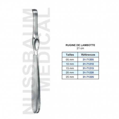 Rugine de Farabeuf 15,5 cm