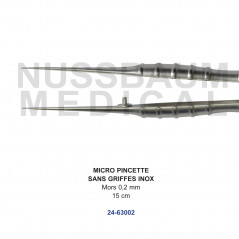 Micro Pincette Sans Griffes Inox 15 cm