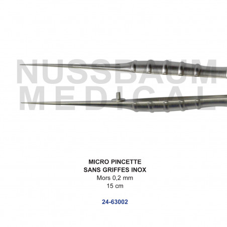 Micro Pincette Sans Griffes Inox 15 cm