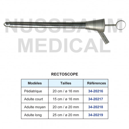Rectoscope distribué par Nussbaum Médical