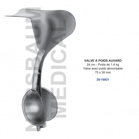 Valve à poids d'Auvard