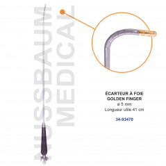 Ecarteur à foie articulé Golden Finger distribué par Nussbaum Médical