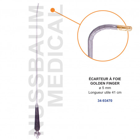 Ecarteur à foie articulé Golden Finger distribué par Nussbaum Médical