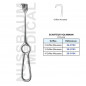 Kopie von Ecarteur de Mannerfelt 16 cm double spatulé