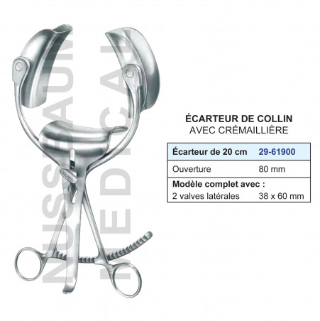 Ecarteur de Collin avec crémaillère