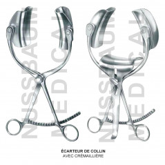 Ecarteur de Collin avec crémaillère de 20 et 31 cm