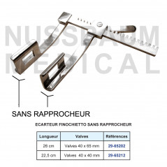 Ecarteur Finochietto avec ou sans rapprocheur