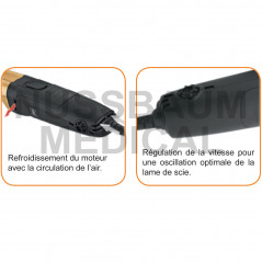 Scie à plâtre GOLD II avec câble