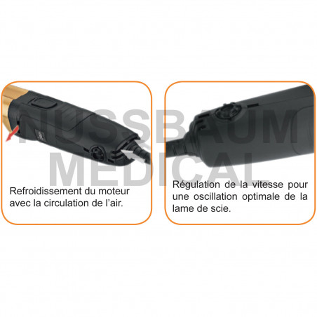 Scie à plâtre GOLD II avec câble