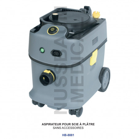 Aspirateur pour scie à plâtre Hebu distribué par Nussbaum Médical