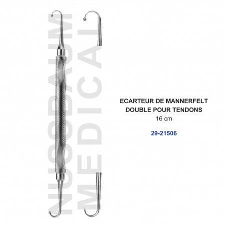 Ecarteur de Mannerfelt 16 cm double pour tendons