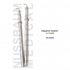 Piquets de Toupet 30 cm distribués par Nussbaum Médical