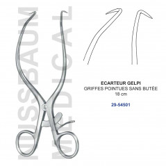 Ecarteur de Gelpi sans butée distribué par Nussbaum Médical