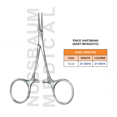 Pince Hartmann 10 cm