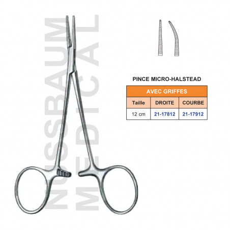 Pince Micro-Halstead