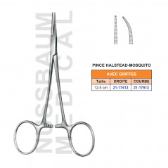 Pince Halstead-Mosquito Sans Griffes