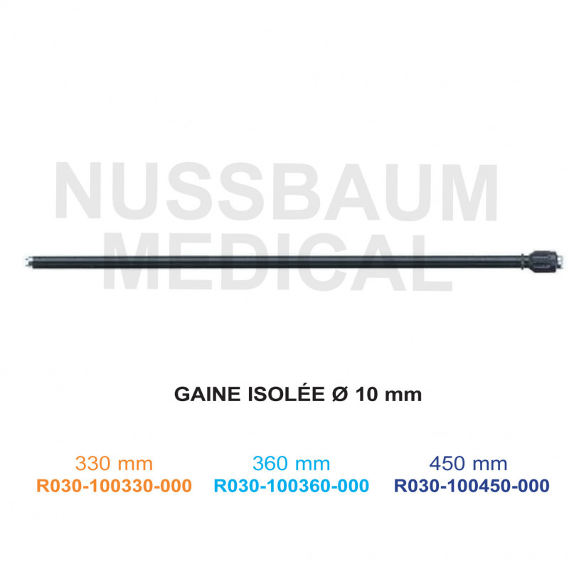 Gaine isolée diamètre 10 mm