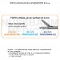 Inserts ø 5 mm porte-aiguilles de Wolfram mors simple action Inserts ø 5 mm porte-aiguilles de Wolfram mors simple action