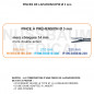 Inserts ø 3 mm pince à préhension mors côniques 14mm double action