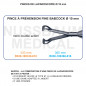 Inserts ø 10 mm pince à préhension fine Babcock mors double action