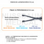 Inserts ø 10 mm pince à préhension mors transversaux double action