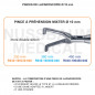 Inserts ø 10 mm pince à préhension Mixter mors double action