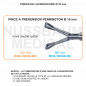 Inserts ø 10 mm pince à préhension Pennington mors double action Inserts ø 10 mm pince à préhension Pennington mors double action