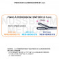 Inserts ø 5 mm pince à préhension Mors fenêtré simple action