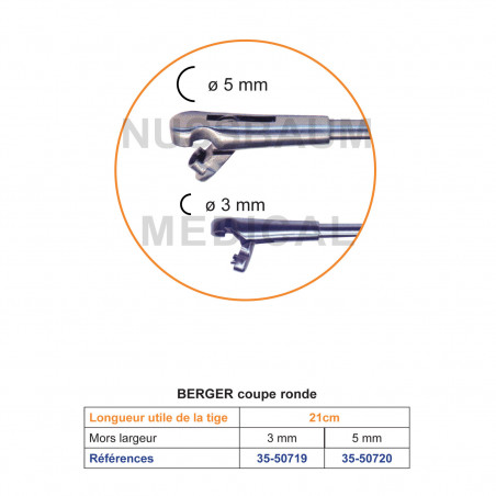 Pince à biopsie Berger