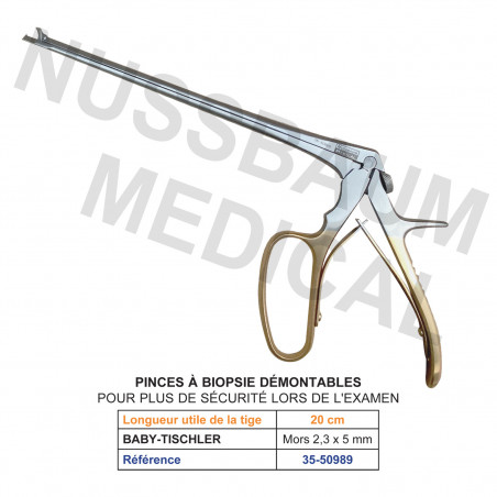 Pinces à biopsie démontables 20 cm