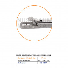 Pinces à biopsie démontables 20 cm