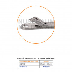 Pinces à biopsie démontables 20 cm