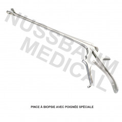 Pince à biopsie avec poignée spéciale distribuée par Nussbaum Médical