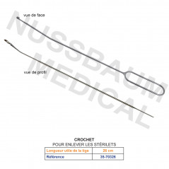 Crochet pour enlever les stérilets distribué par Nussbaum Médical