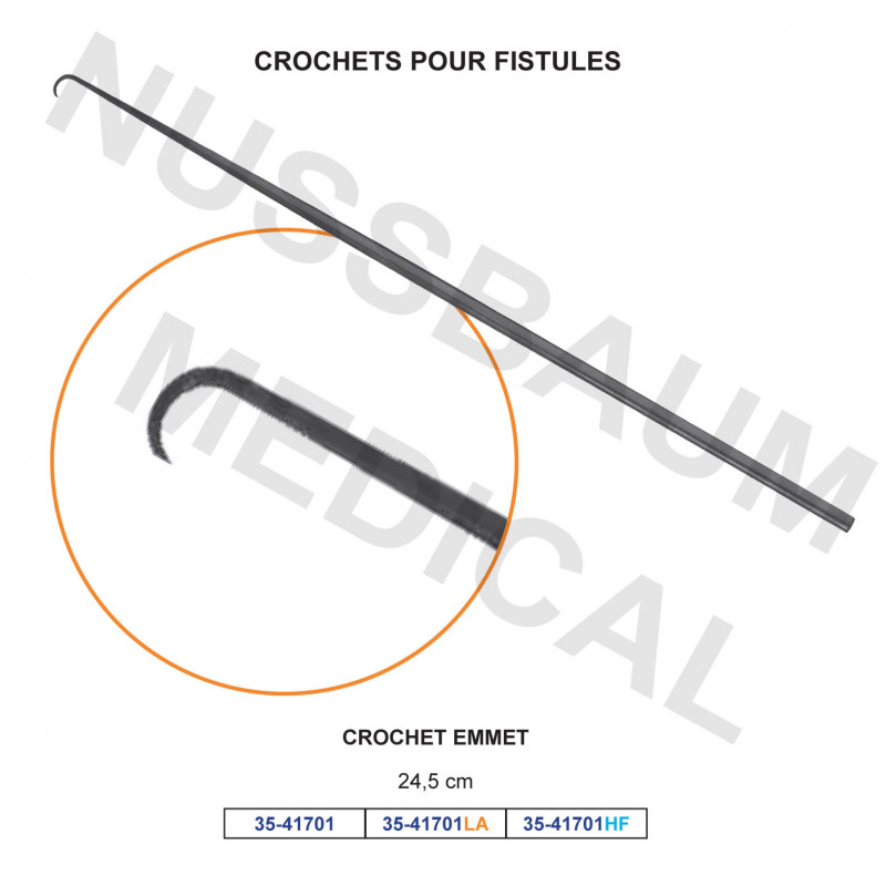 Crochets pour fistules Crochets pour fistules