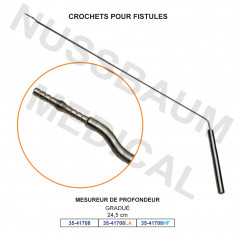 Crochets pour fistules