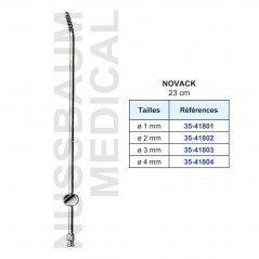 Curette à biopsie Novack de 23 cm distribuée par Nussbaum Médical