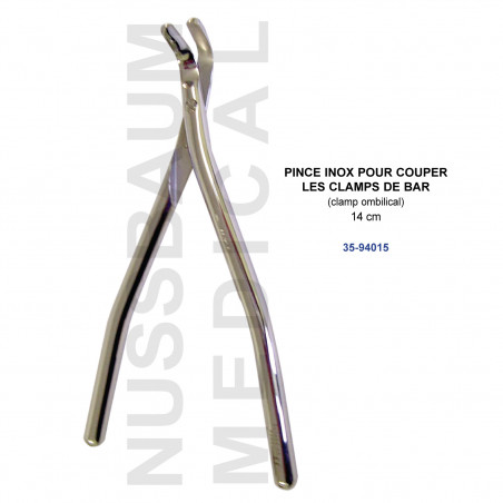 Pince inox pour couper le clamp de Bar