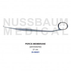 Amniotome perce-membrane en inox réutilisable