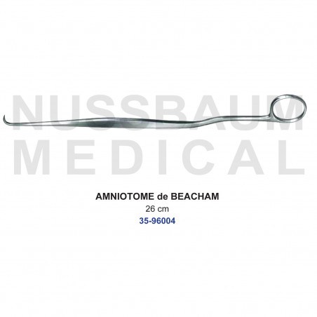 Amniotome de Beacham de 26 cm distribué par Nussbaum Médical