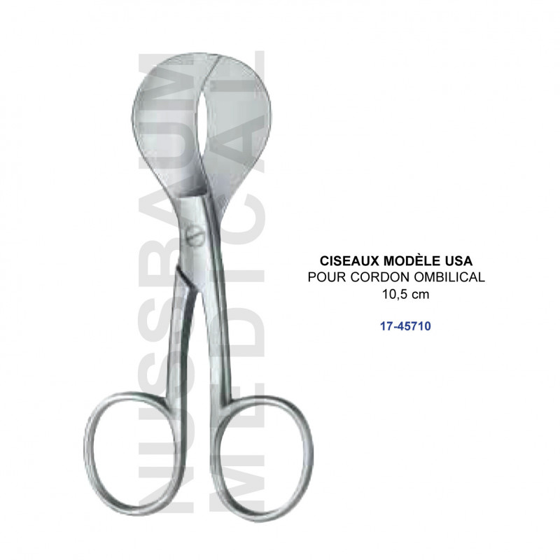 Ciseaux pour cordon ombilical modèle USA