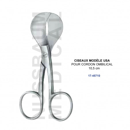 Ciseaux pour cordon ombilical modèle USA