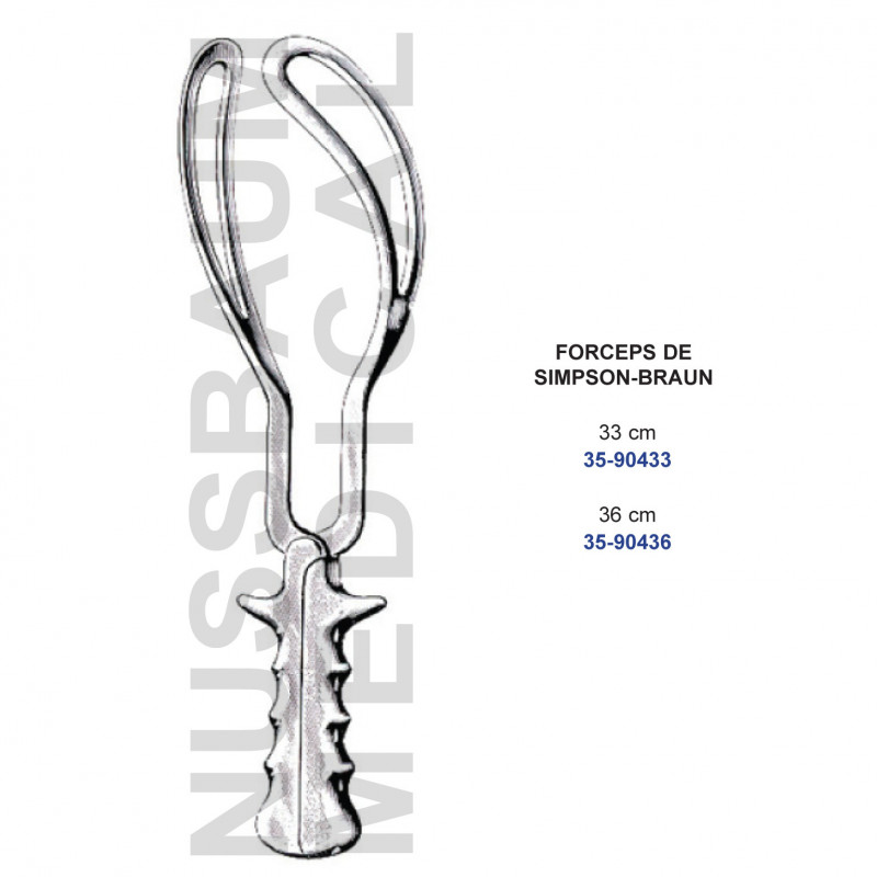 Forceps Simpson-Braun