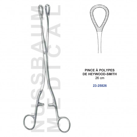 Pince à polypes de Heywood-Smith 26 cm distribuée par Nussbaum Médical
