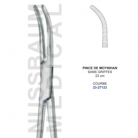Pince de Moynihan 23 cm Sans Griffes