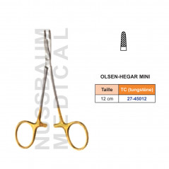 Porte-aiguille d'Olsen-Hegar Mini tungstène TC distribué par Nussbaum Médical
